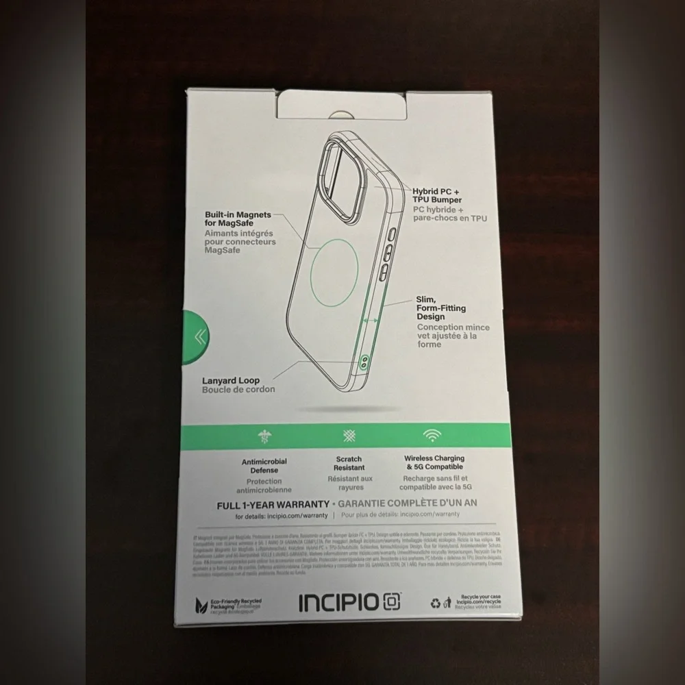 Incipio Velocity MagSafe Case for iPhone 14 Pro Max - Black and White